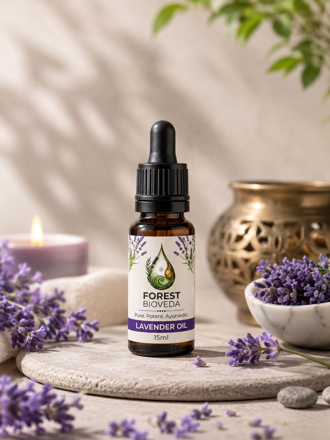 Lavender Oil for Deep Relaxation & Restful Sleep