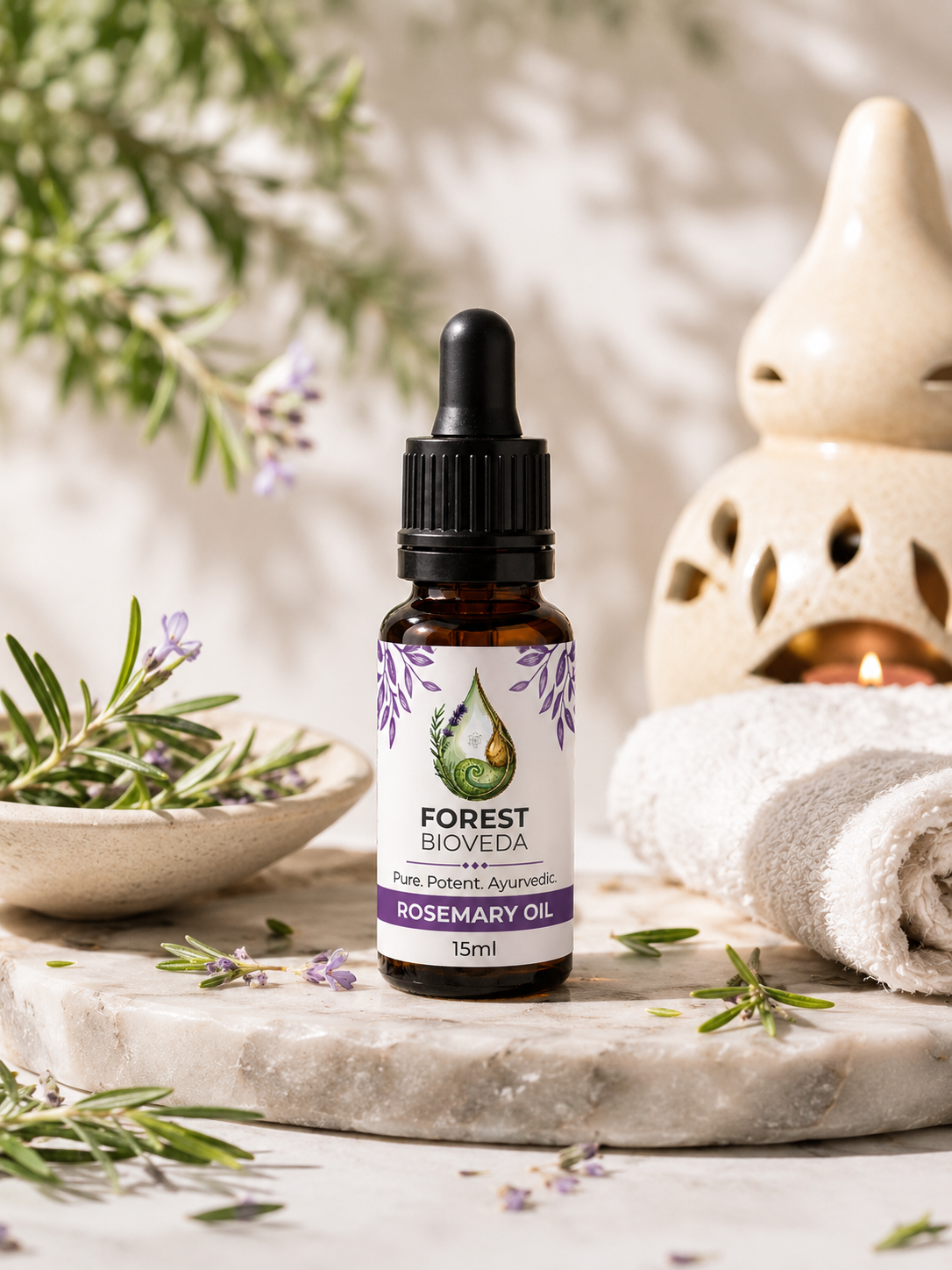 Rosemary Essential Oil for Hair Growth & Deep Nourishment