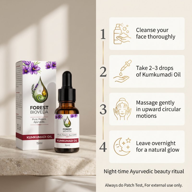 Kumkumadi Oil for Flawless Skin Radiance
