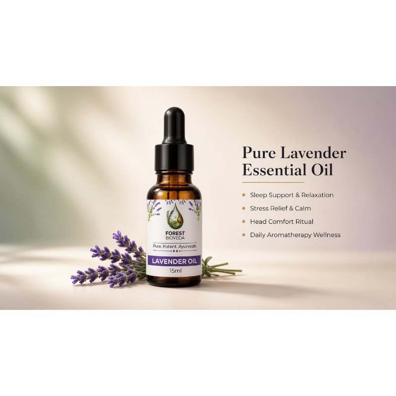 Lavender Oil for Deep Relaxation & Restful Sleep