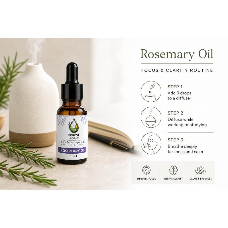 Rosemary Essential Oil for Hair Growth & Deep Nourishment