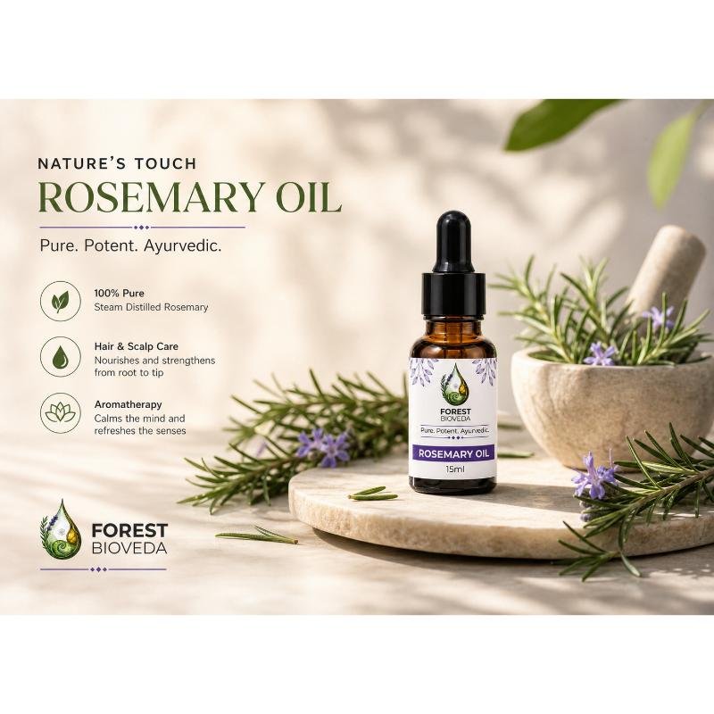 Rosemary Essential Oil for Hair Growth & Deep Nourishment