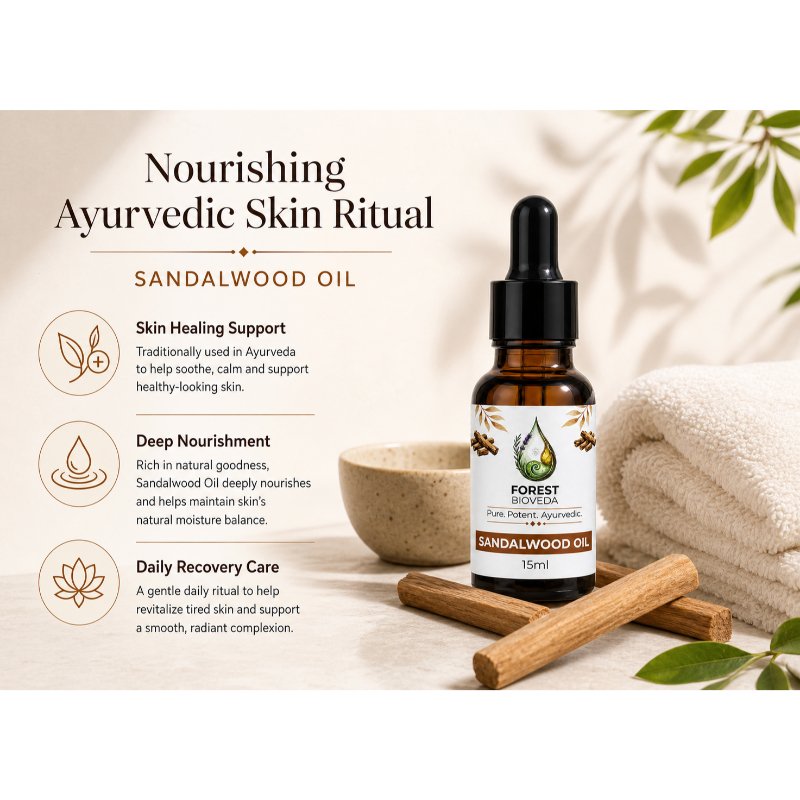 Sandalwood Oil for Radiant & Even-Toned Skin