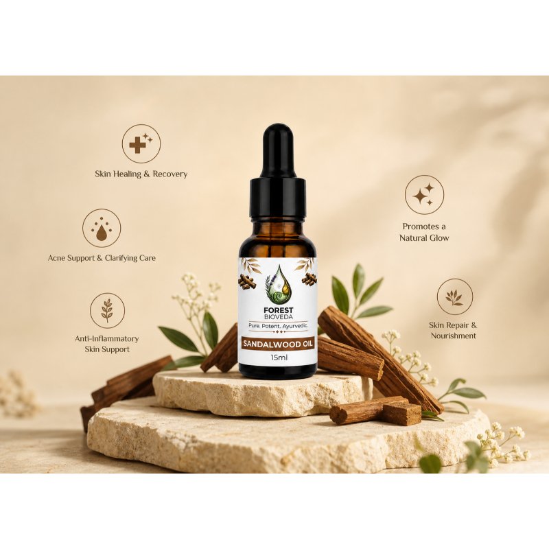 Sandalwood Oil for Radiant & Even-Toned Skin
