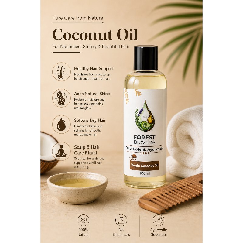Coconut Oil For Deep Nourishment & Natural Glow