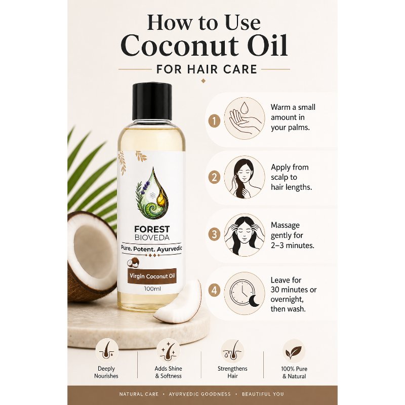 Coconut Oil For Deep Nourishment & Natural Glow