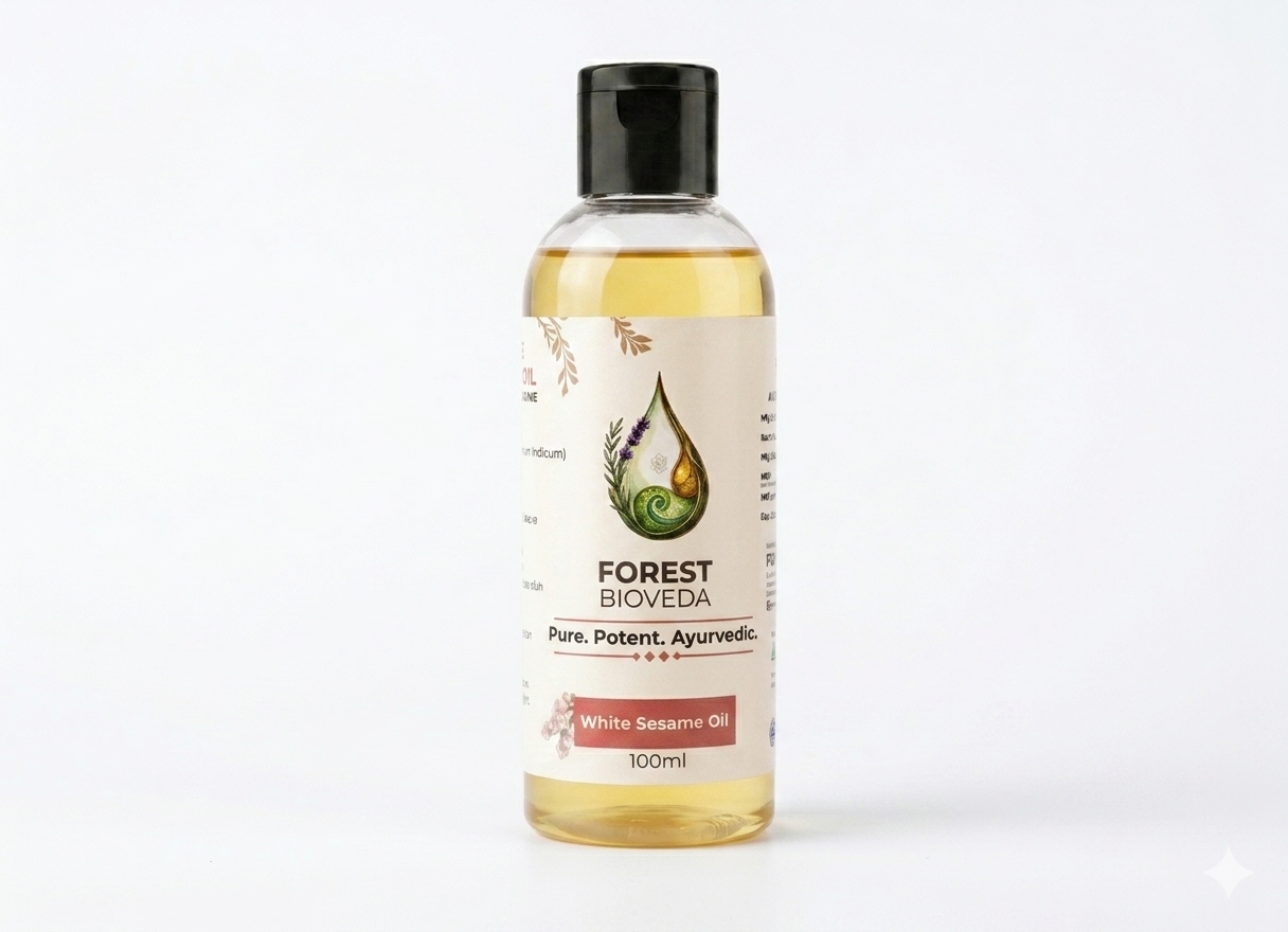 White Sesame Oil For Holistic Wellness & Daily Nourishment