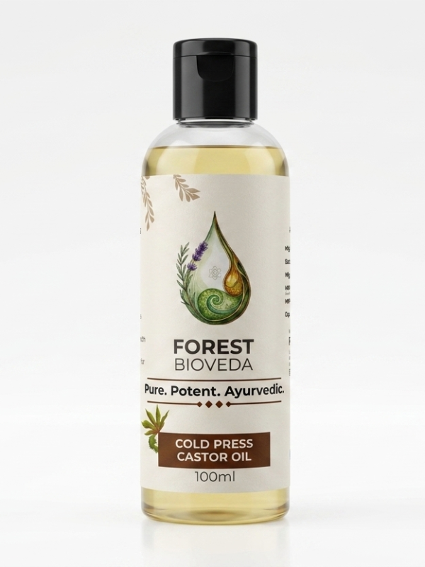 Cold Press Castor Oil For Stronger Hair & Lasting Hydration