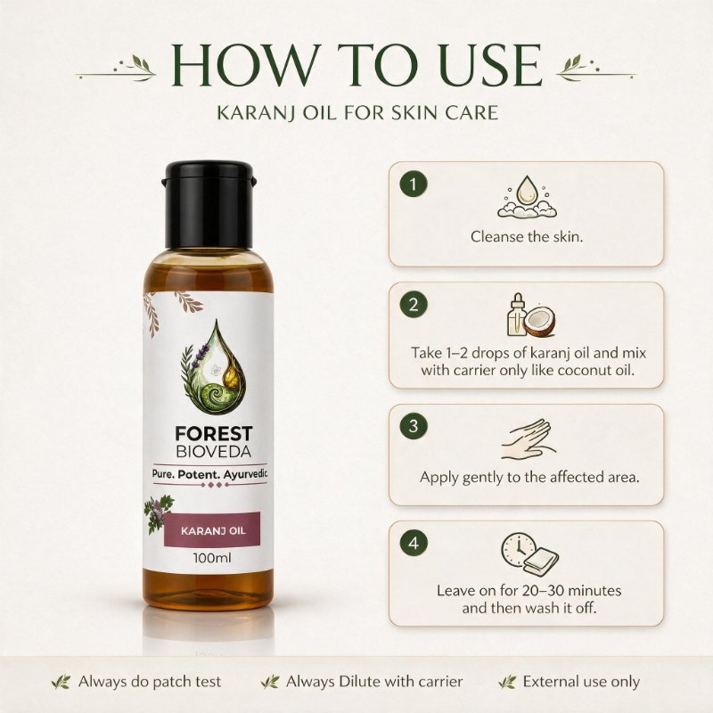 Karanj Oil For Protective Skin Care & Comfort