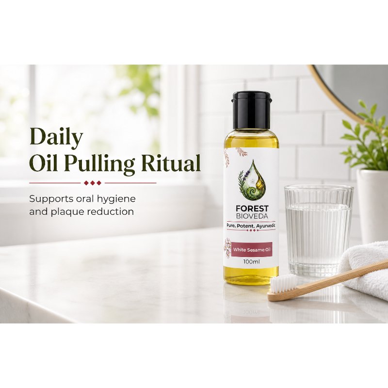 White Sesame Oil For Holistic Wellness & Daily Nourishment