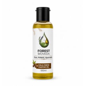 Cold Press Castor Oil For Stronger Hair & Lasting Hydration