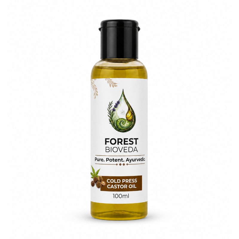 Cold Press Castor Oil For Stronger Hair & Lasting Hydration